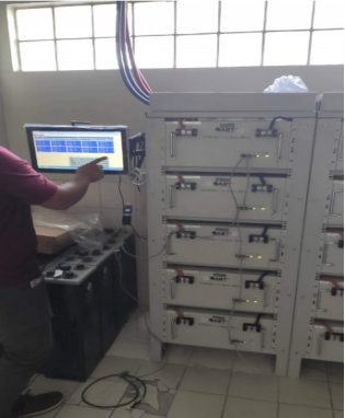 Rectifier battery wiring and commissioning